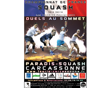 Championnat de France de Squash à Carcassonne 2011